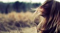 pic for Beautiful Girl With Wind In Her Hair 